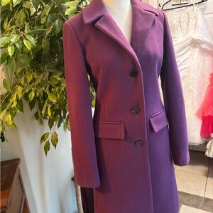 1 Madison Purple Trench Coat